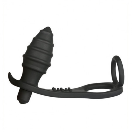 Plug Anal Vibrador Anillo Estimulador Masculino De Velocidades