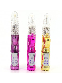 Vibrador Rabbit Rotativo - Estimulador de Conejito Con Punta de Jelly