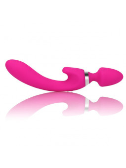 Doble Vibrador con Plug Anal y Punta Vaginal - Estimulador Recargable