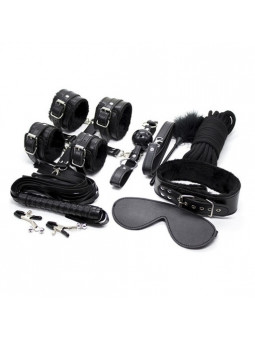 Kit BDSM de 10 Piezas - Combo Grande Para Juegos Bondage y de Rol