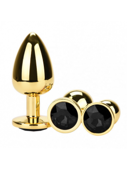 Butt Plug Dorado Talla M -...