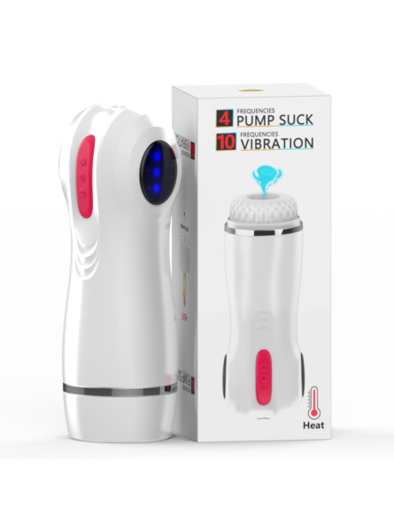 Taza Masturbadora Moderna con Calefacción y Succión