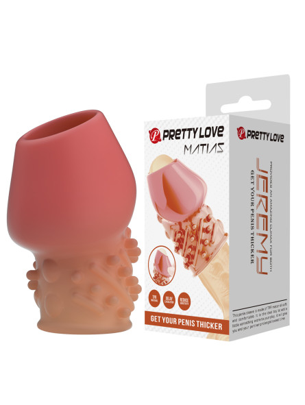 Funda de pene con estrias