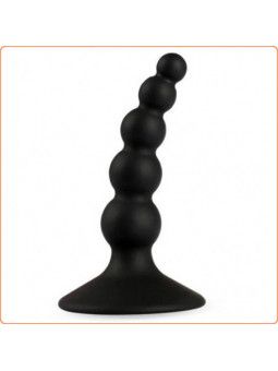 Butt plug anal de silicona con base adherible