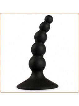 Butt plug anal de silicona con base adherible