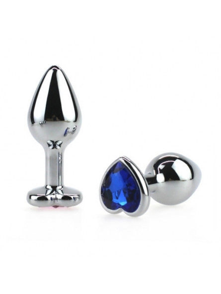 Tapón Anal Con Diamante De Corazón Tapón Anal Con Diamante De Corazón