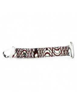 Dilatador de Vidrio con líneas marrones