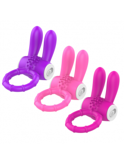 Anillo vibrador con estimulador de clítoris