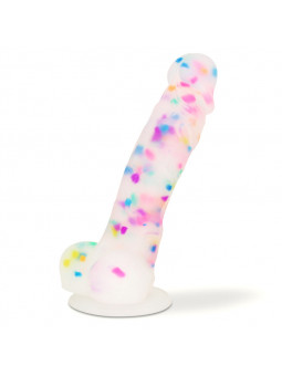 Dildo Colorido de Silicona...